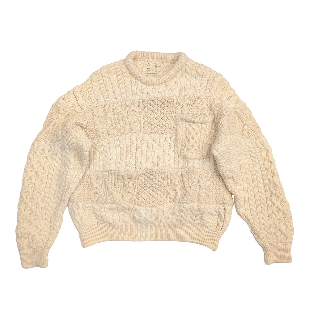 circa make wide border pocket fisherman sweater