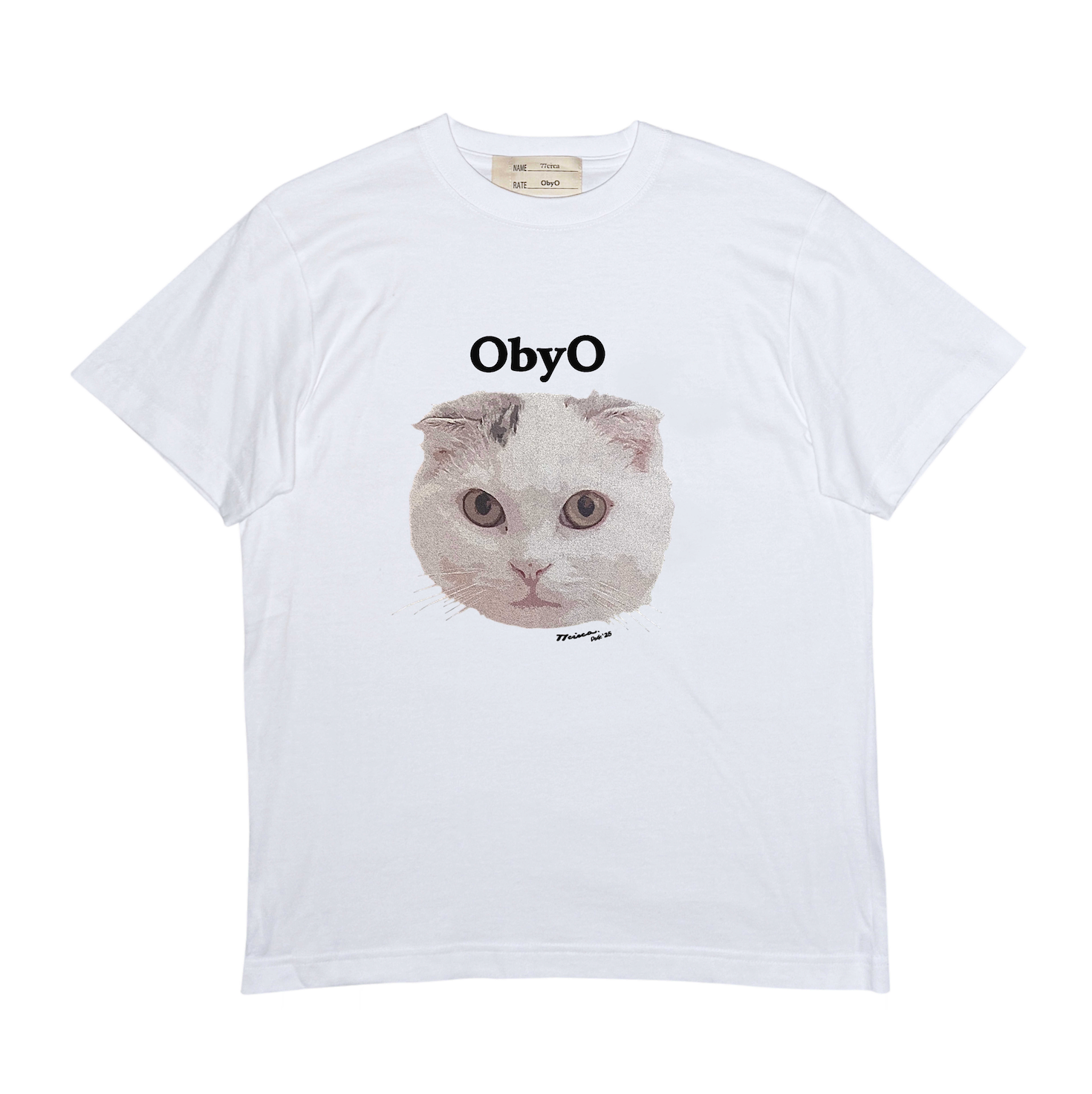 oo25ss-02 one by one print tee / dede – 77circa e-STORE