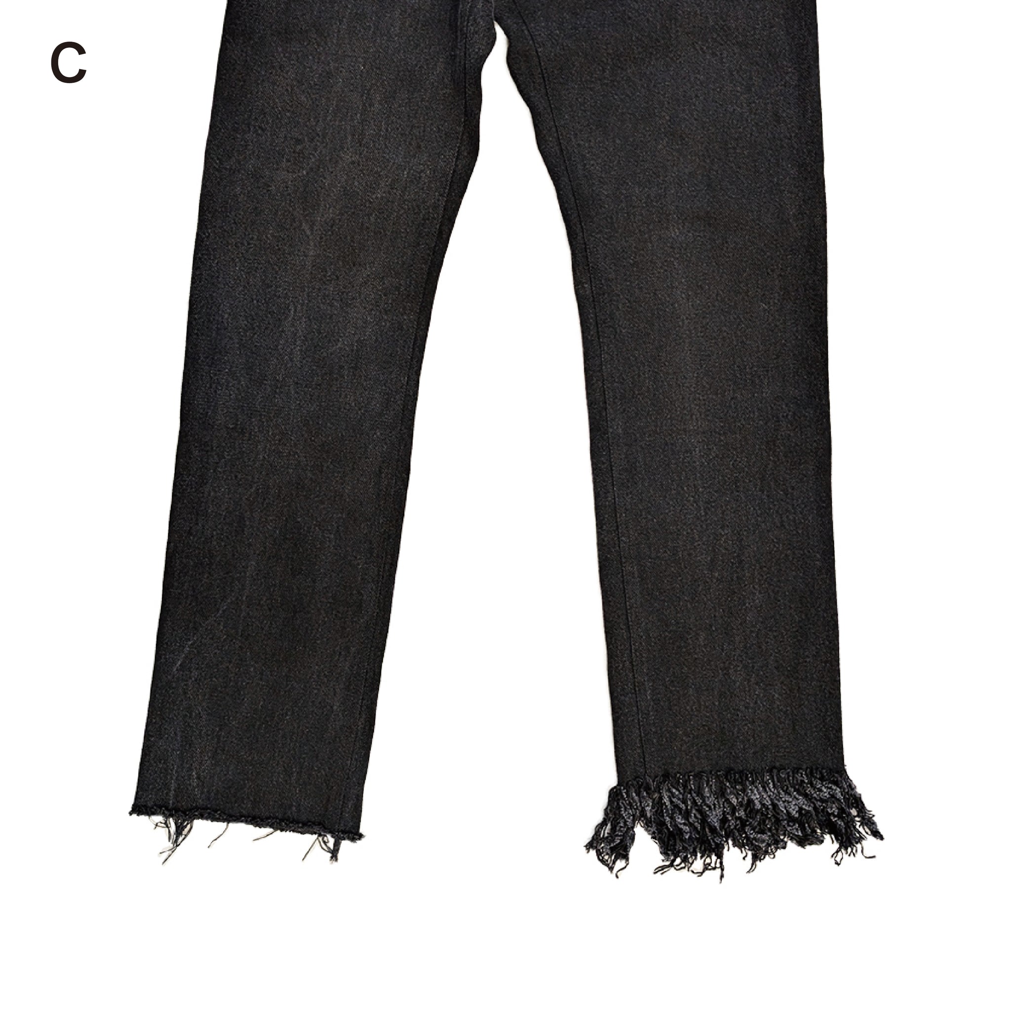 77circa make overdyed denim track pants パンツ
